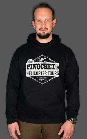 Bluza z kapturem Pinochet Helicopter Tours