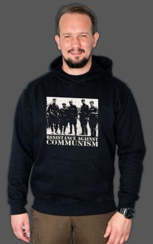 Bluza z kapturem Resistance Against Communism
