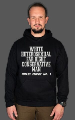 Bluza z kapturem White, heterosexual...
