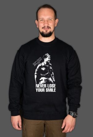 Bluza Zdzisław Badocha "Żelazny" - Never Lose Your Smile