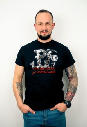Koszulka Powstanie Warszawskie "Ceną była śmierć za wolności smak"